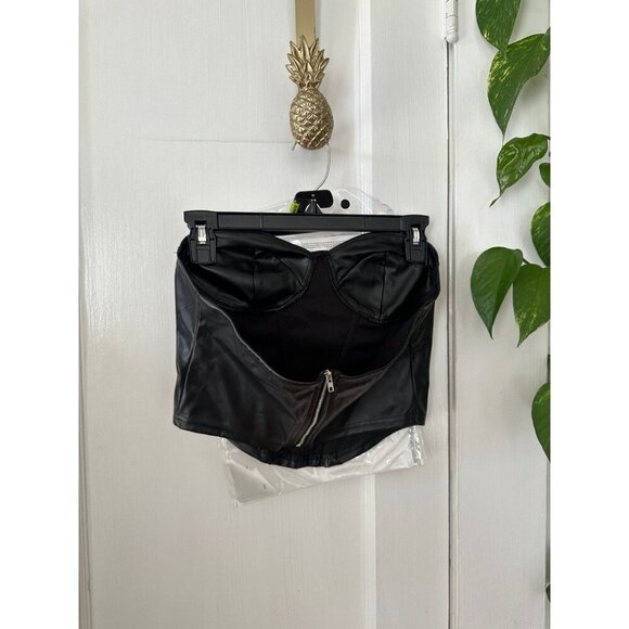 Faux leather corset adult size small/medium new - Picture 5 of 8